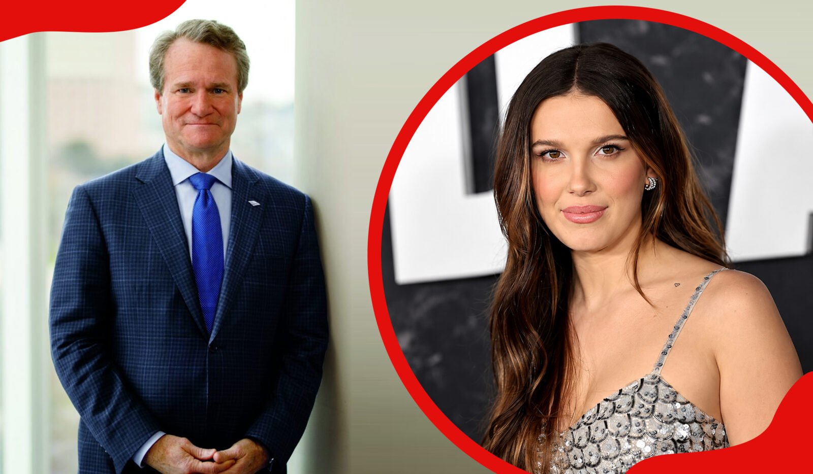 Brian Moynihan and Millie Bobby Brown