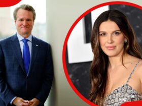 Brian Moynihan and Millie Bobby Brown