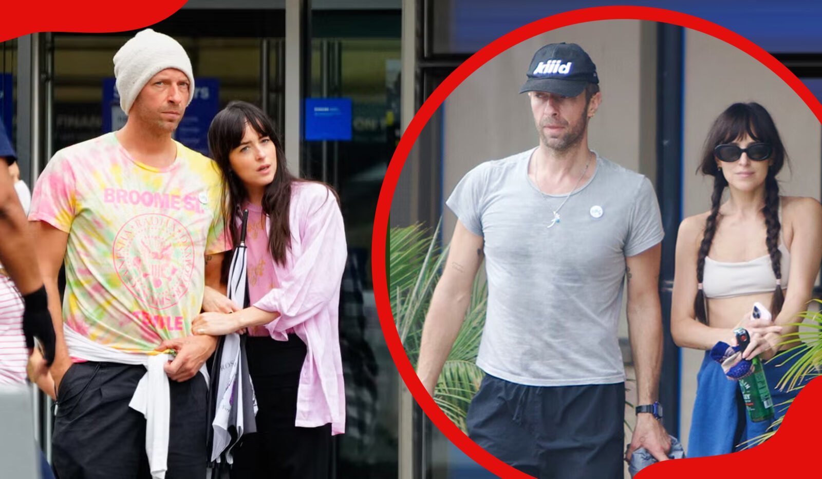 Dakota Johnson and Chris Martin
