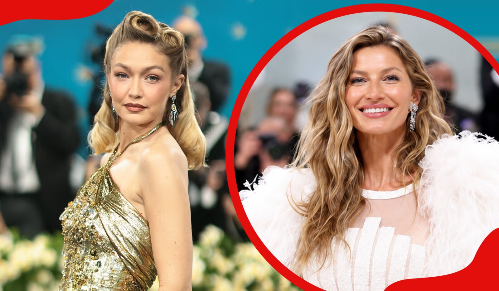 Gigi Hadid and Gisele Bündchen