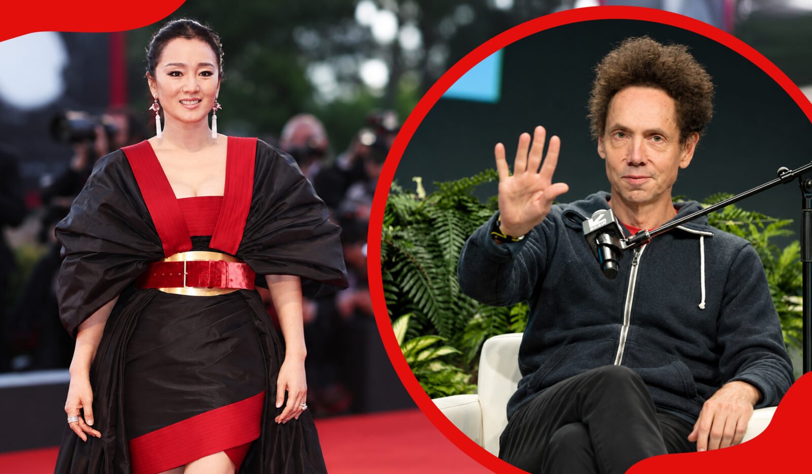 Gong Li and Malcolm Gladwell