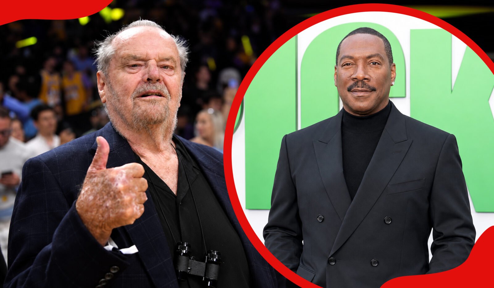 Jack Nicholson and Eddie Murphy
