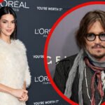 Kendall Jenner and Johnny Depp