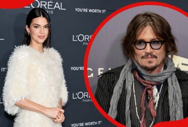 Kendall Jenner and Johnny Depp