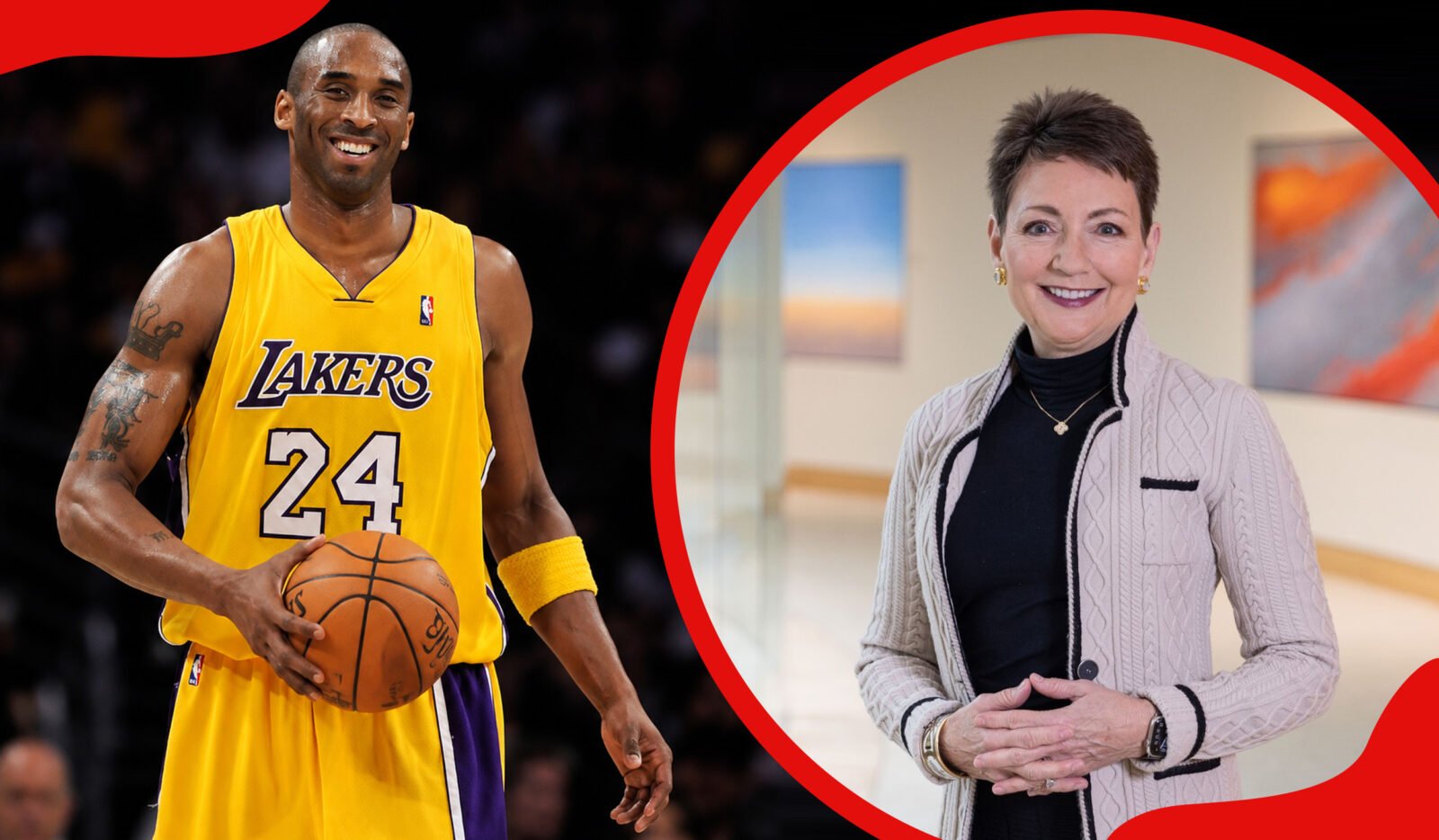 Kobe Bryant and Lynn Good