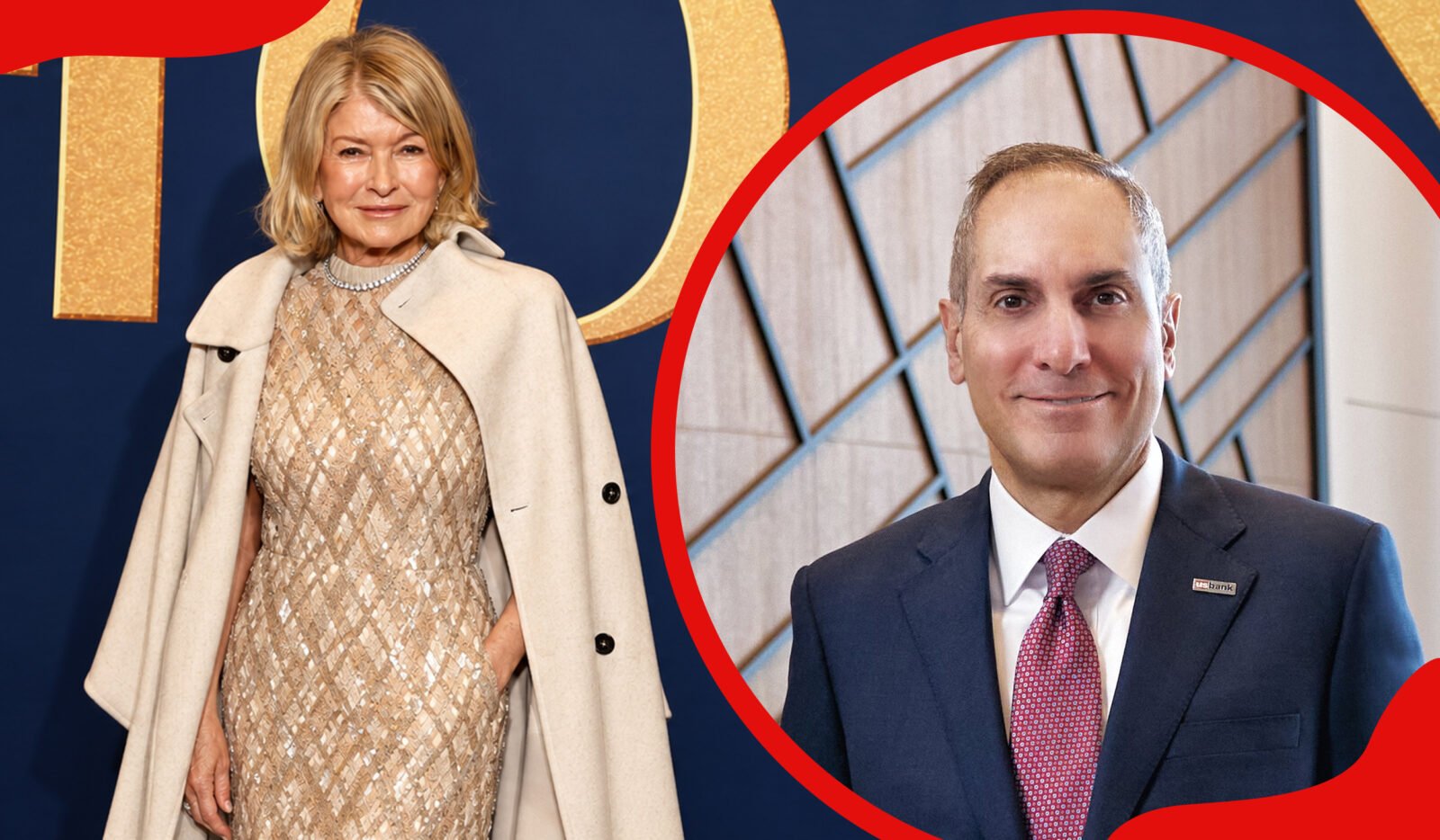 Martha Stewart and Andy Cecere