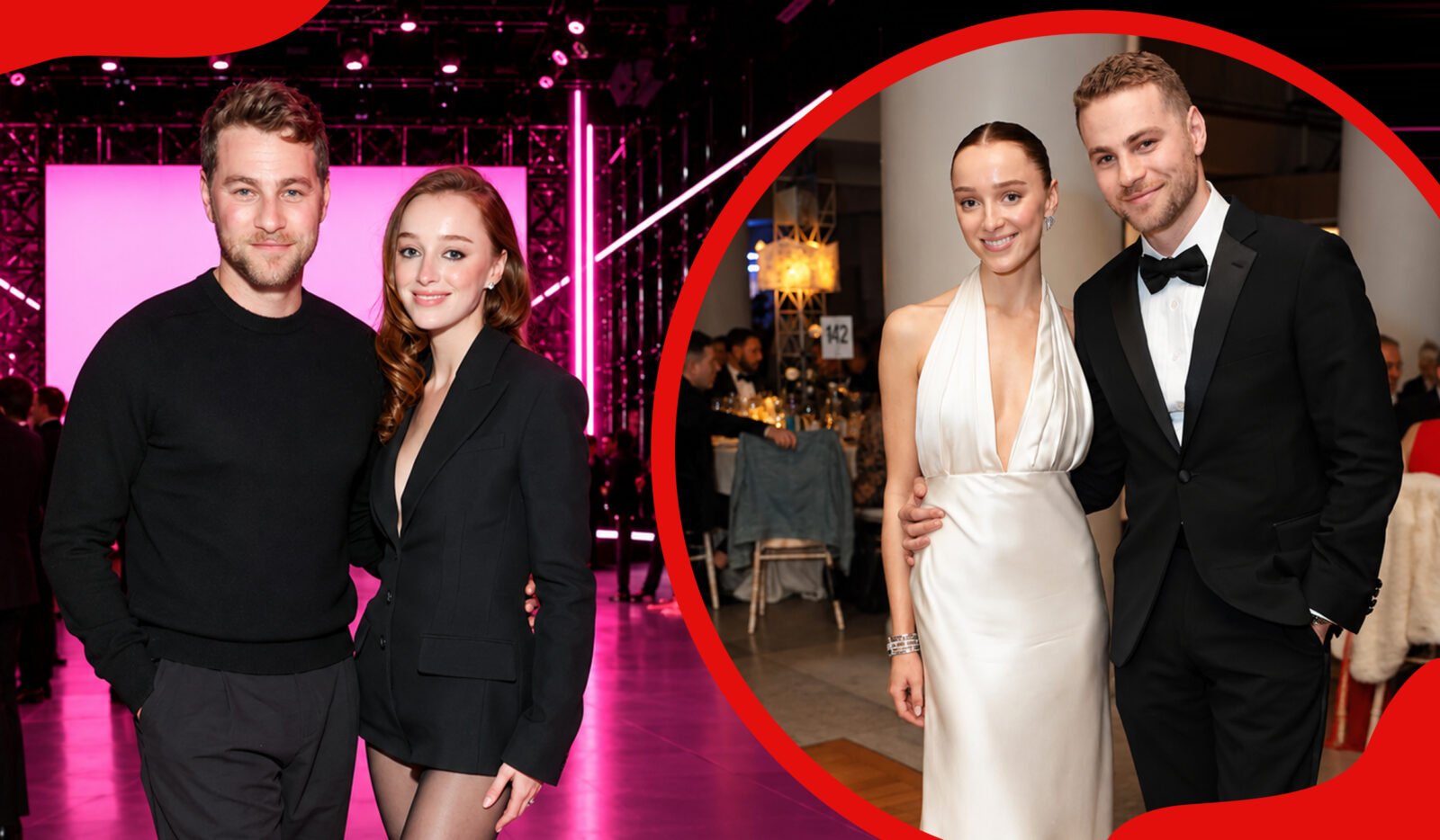 Phoebe Dynevor and Cameron Fuller