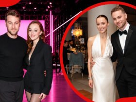 Phoebe Dynevor and Cameron Fuller