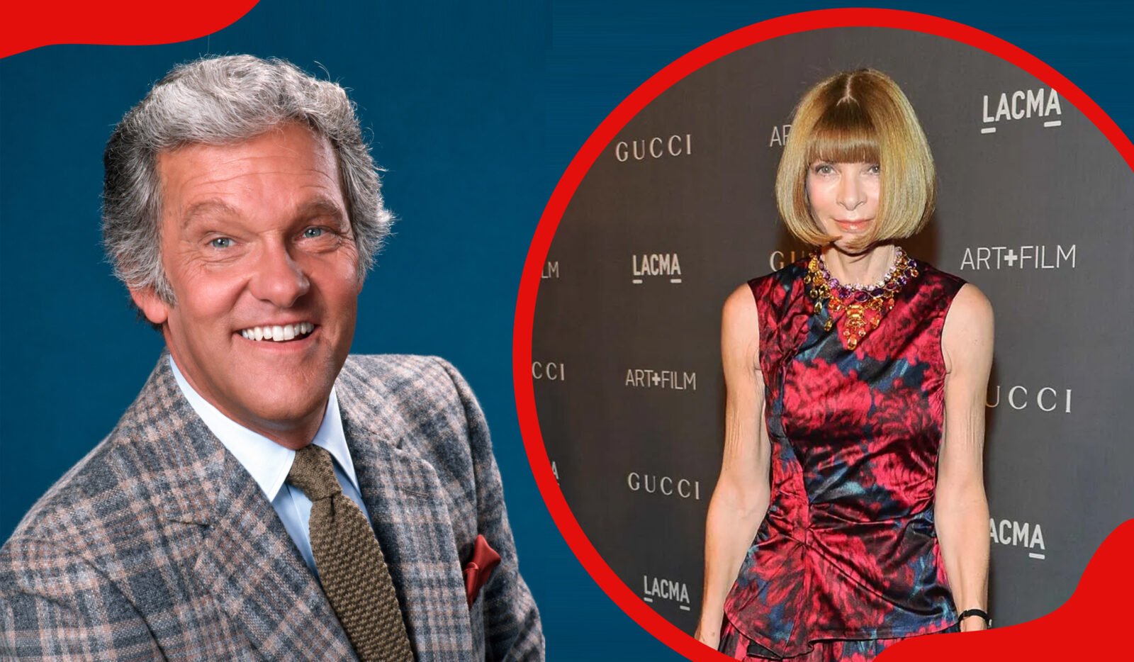 Tom Kennedy and Anna Wintour