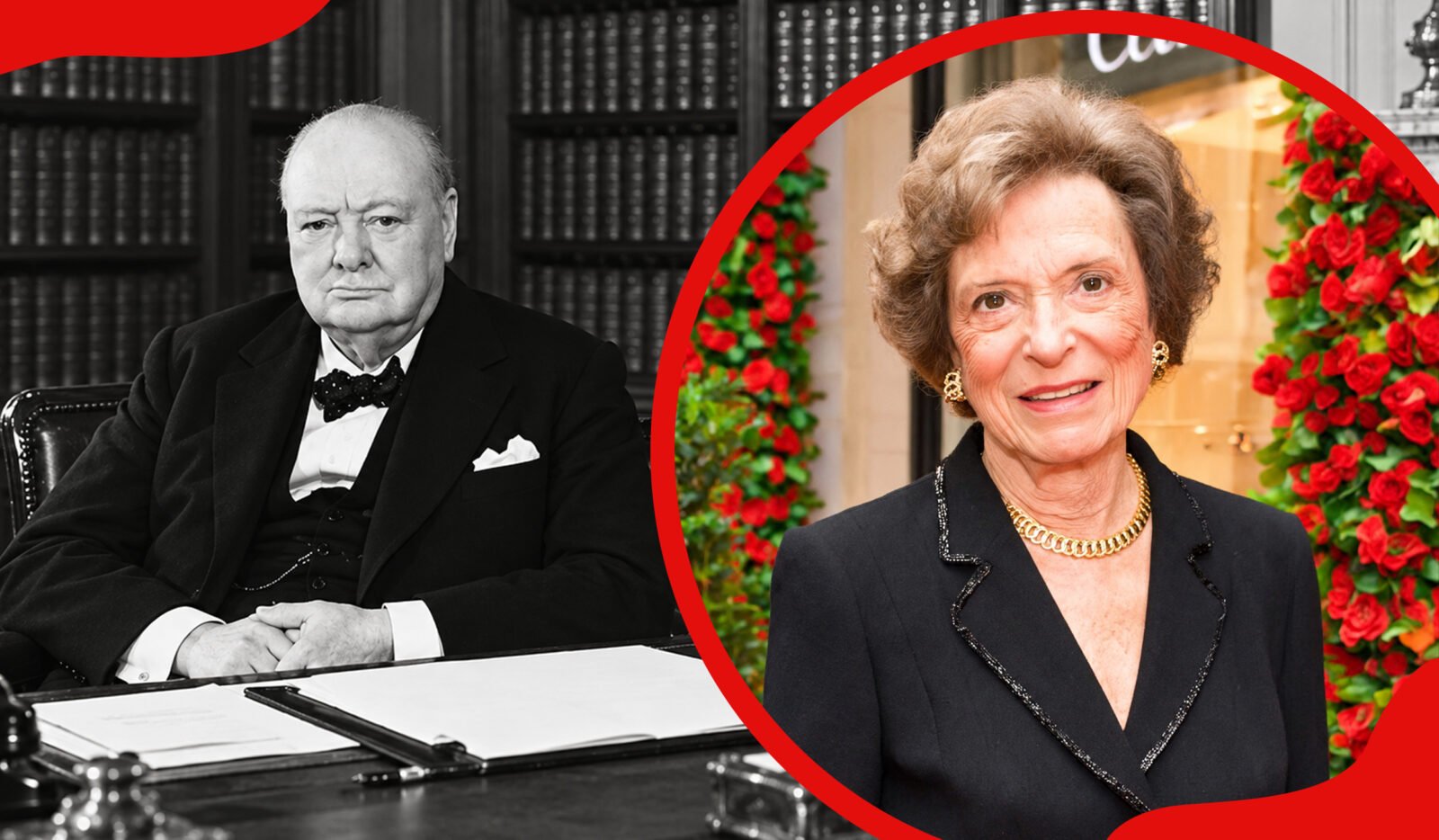 Winston Churchill and Doris Fisher