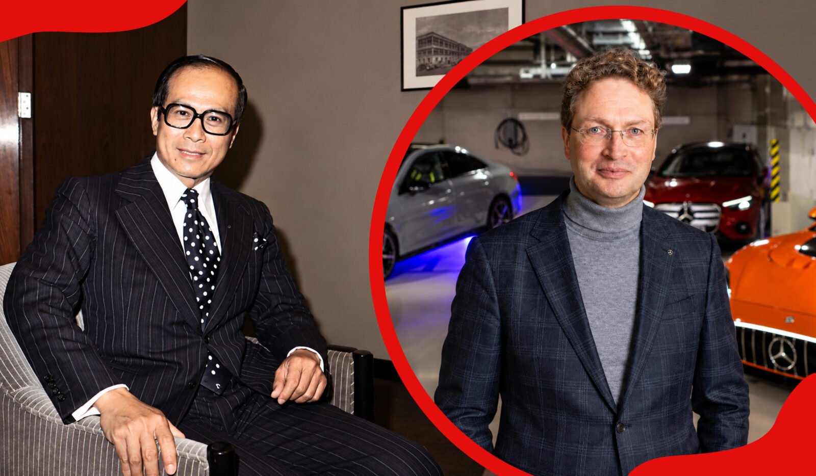 Li Ka-shing and Ola Källenius