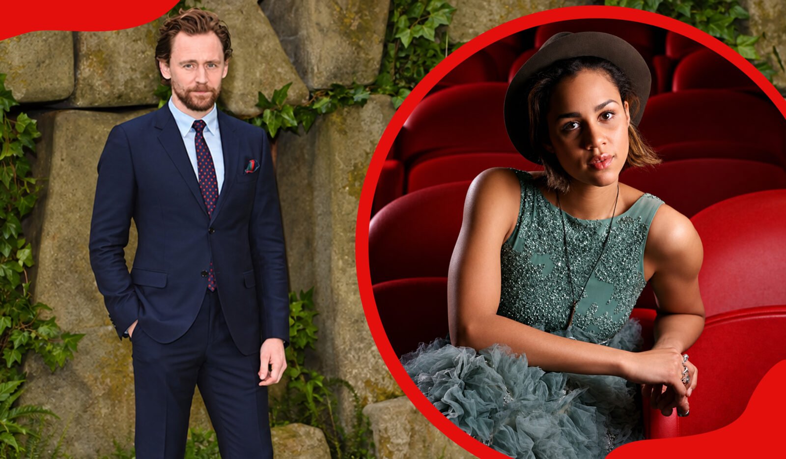Tom Hiddleston and Zawe Ashton